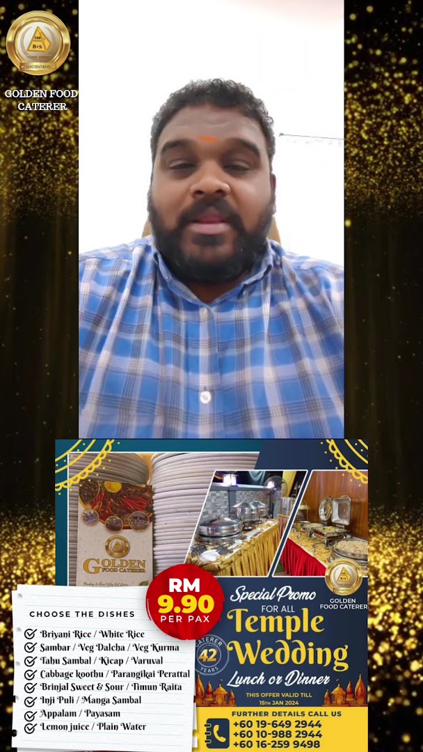 Golden food caterer gallery photo