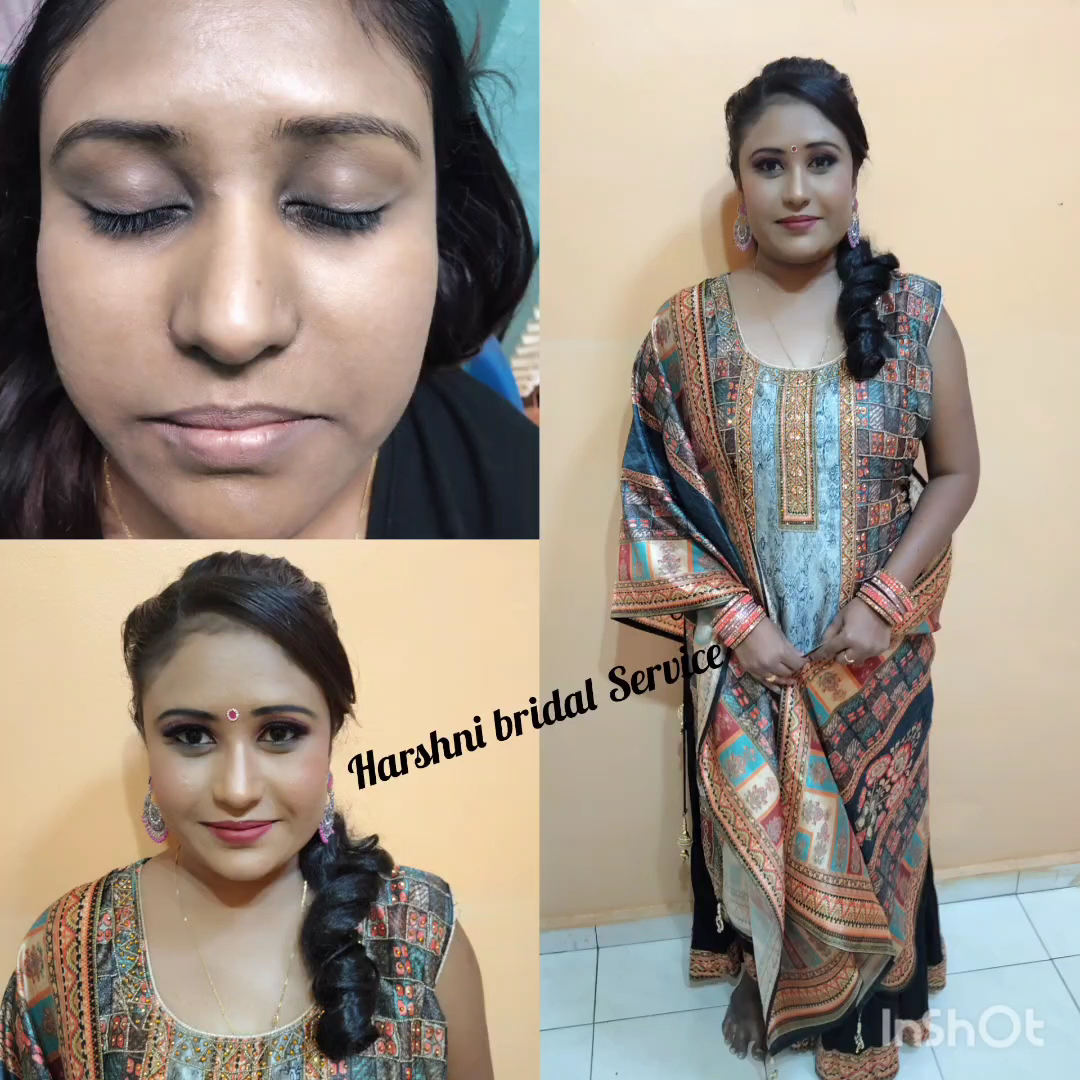 HARSHNI BRIDAL SERVICE MUA.. Bridal / ROM / Engagement / Personal Makeup, Henna, Facial, Hairdo, Threading, Waxing and etc gallery photo