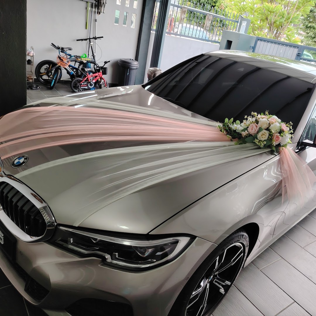 Maasya Ribbon's | Hiasan Kereta Pengantin | Wedding Car Decoration | Flower Decoration | Hiasan Bunga Kereta Pengantin gallery photo