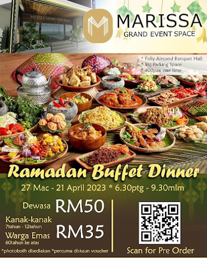 Marissa Grand Event Space, Wedding Planner in Muar