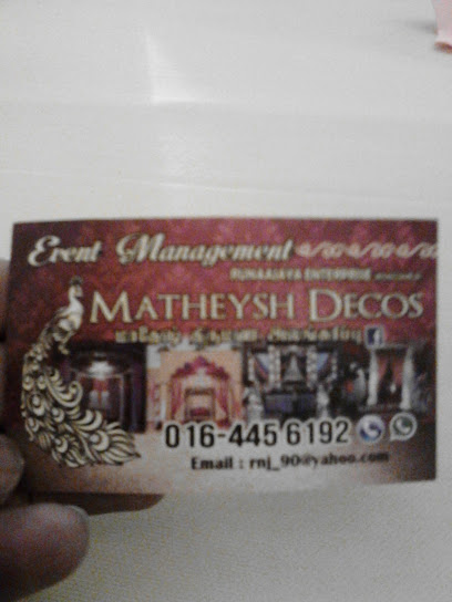 Matheysh Decos, Wedding Decoration in Taiping