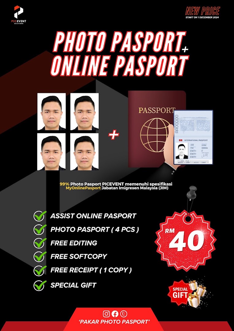 PICEVENT I Studio Photo Pasport Putrajaya gallery photo