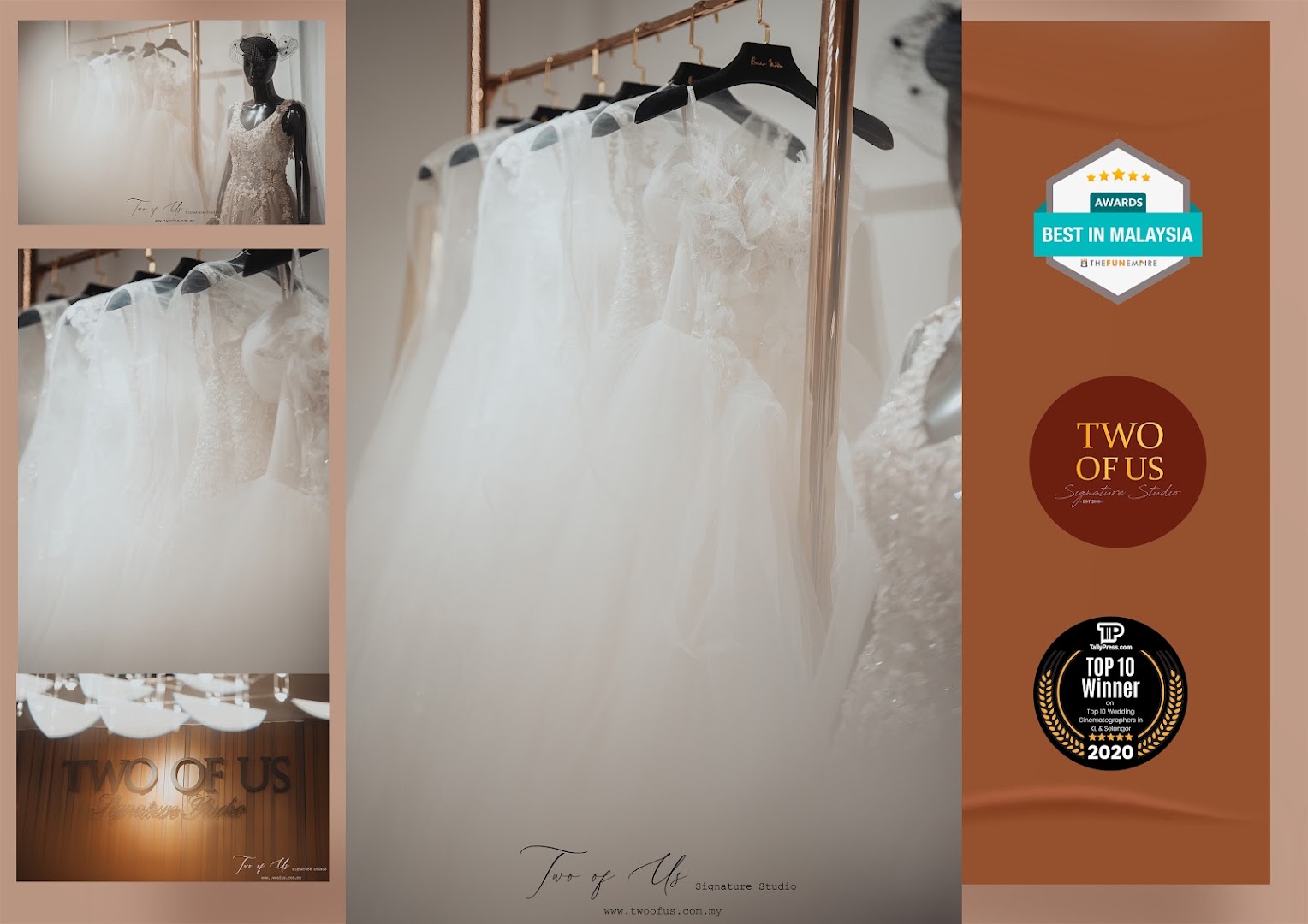 TWO OF US SIGNATURE STUDIO | Weddings Bridal Studio gallery photo